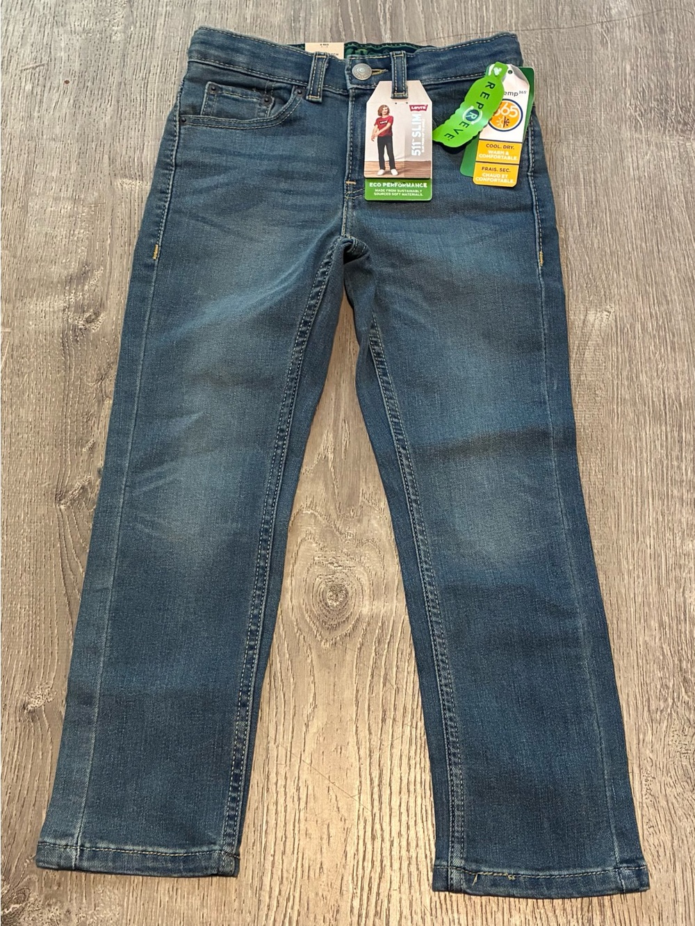 Levi's Kids Blue Straight-Leg Jeans